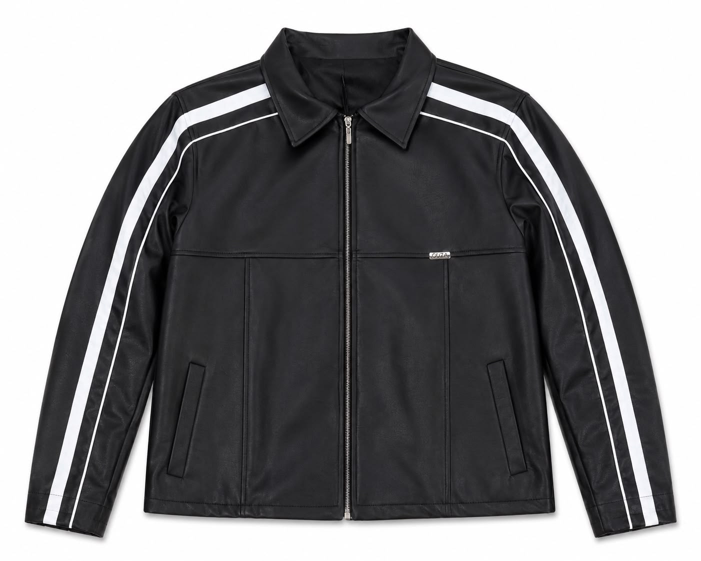 CHAMARRA “TWO LINE” – OUZA LEATHER DROP SS25