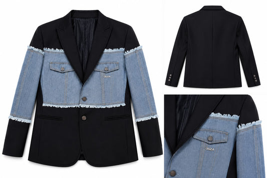 BLAZER DENIM NOIR