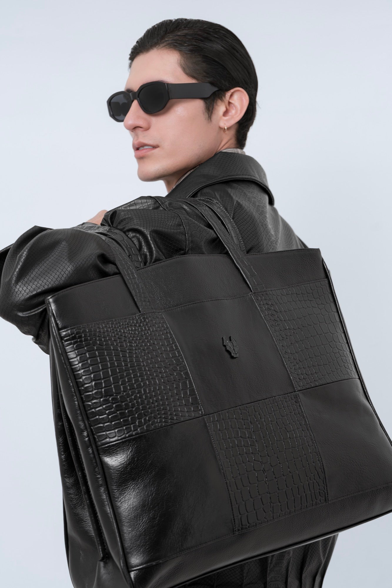 Sartorial Essence - bolso tote croco Souza