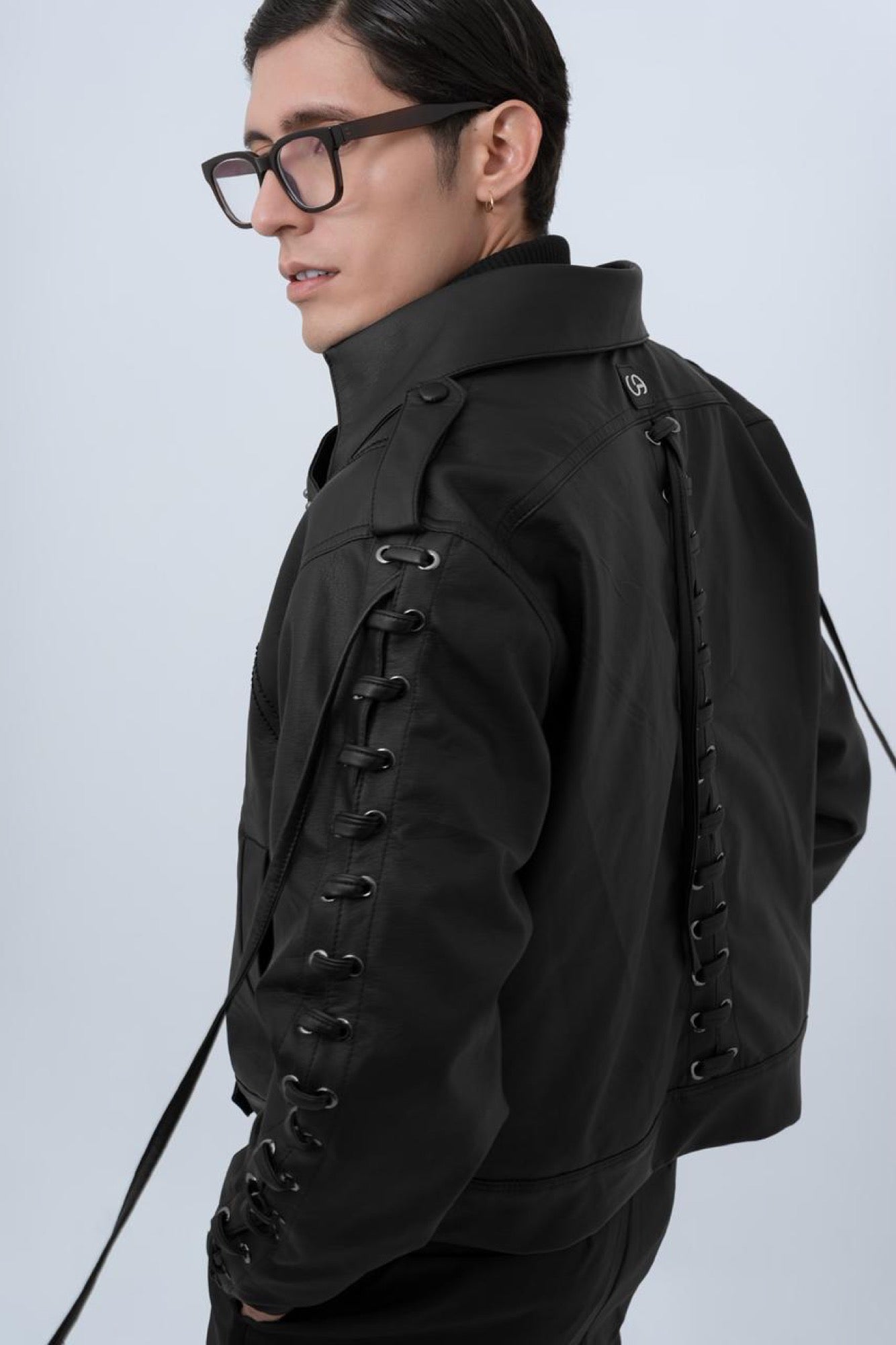 Chaqueta Biker Pedrería — SOUZA
