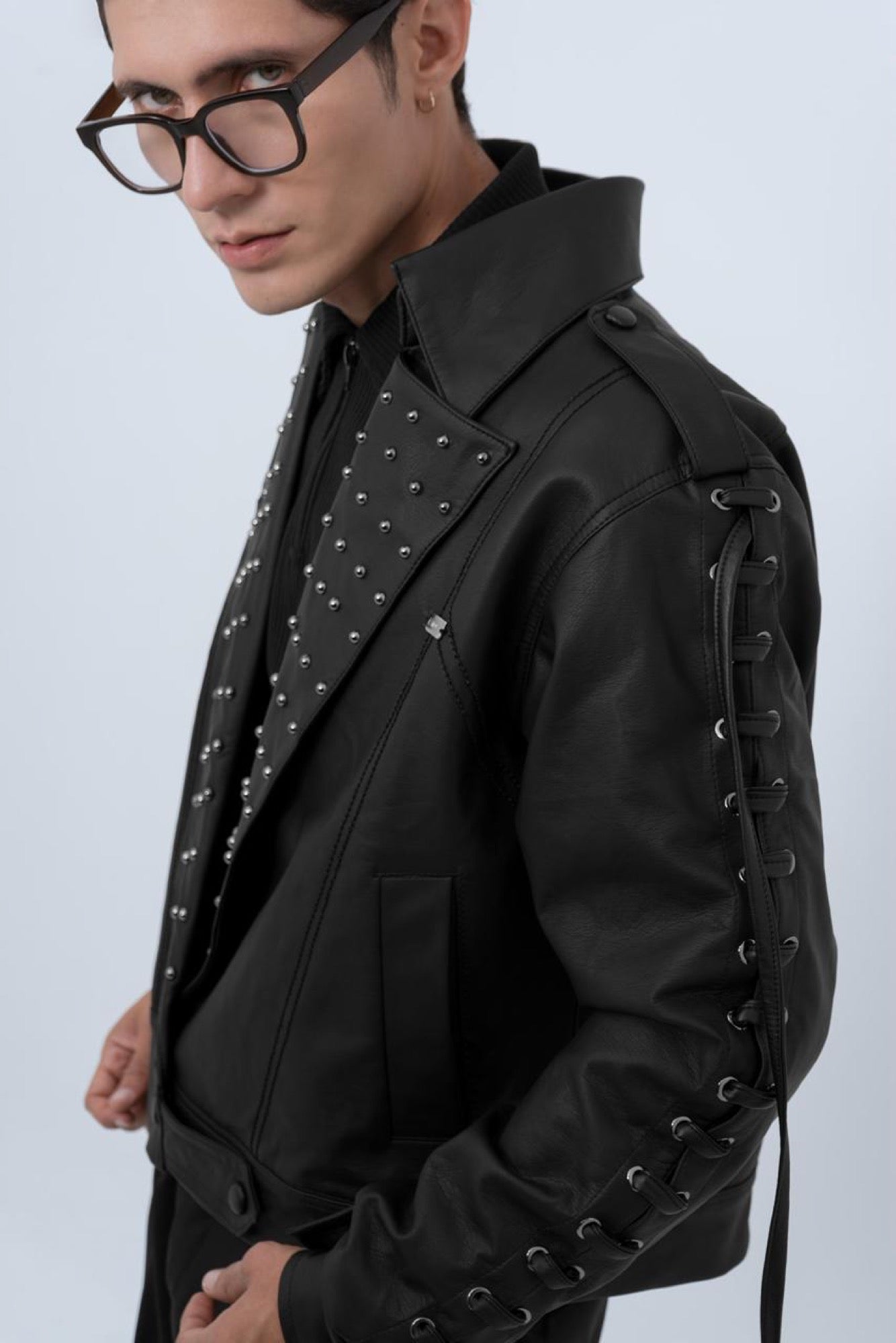 Chaqueta Biker Pedrería — SOUZA