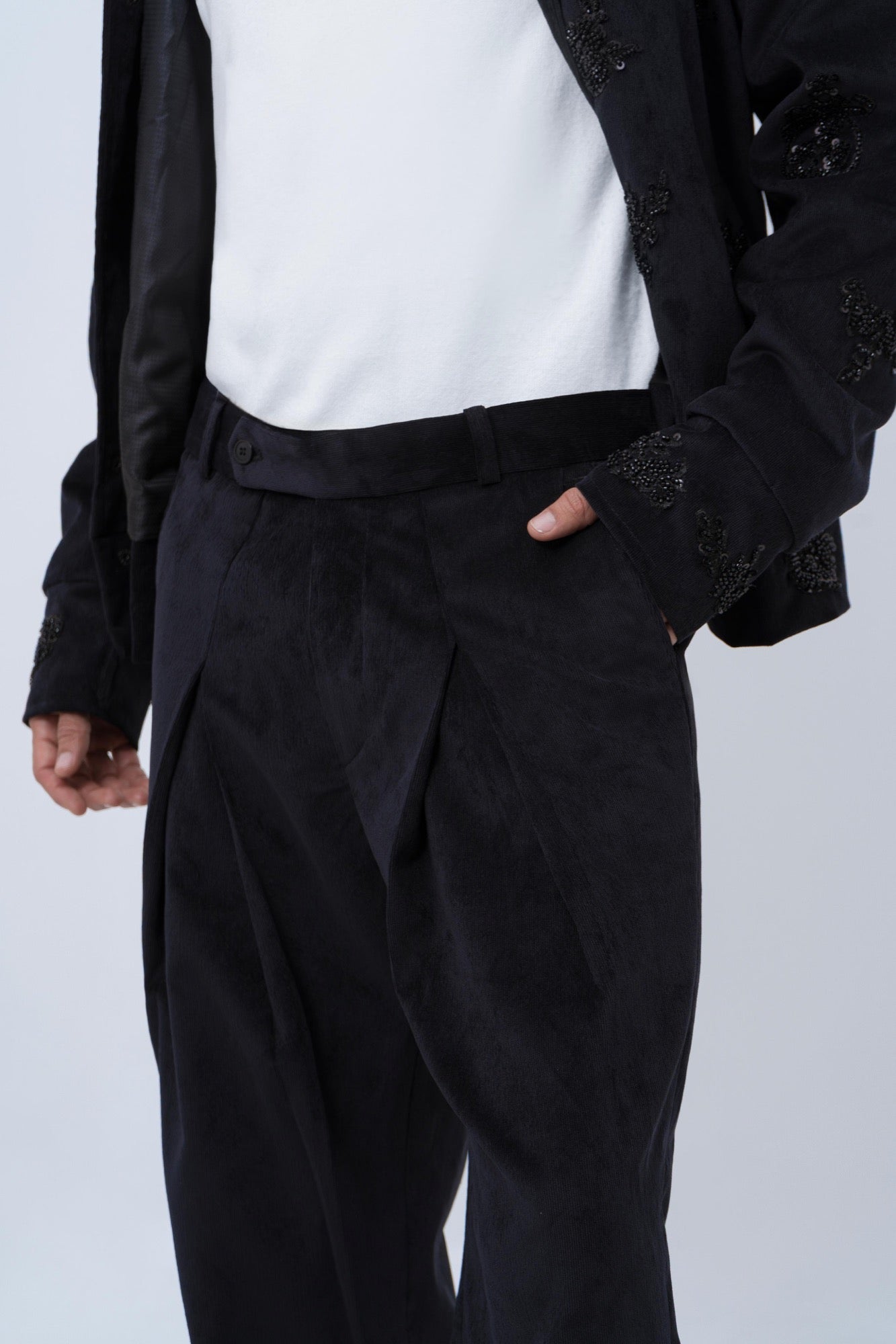 Trouser Midnight Cord — SOUZA